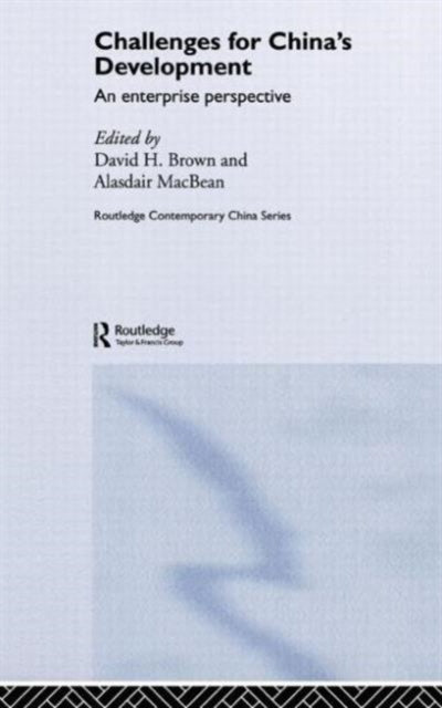 Book cover of: Challenges for China's Development. By: David Brown