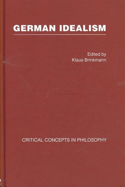 Book cover of: German Idealism. By: Brinkmann