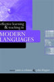 Book cover of: Effective Learning and Teaching in Modern Languages. By: Jim Coleman