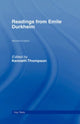 Book cover of: Readings from Emile Durkheim