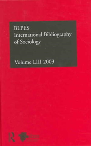 IBSS: Sociology: 2003 Vol.53