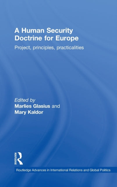 Book cover of: Human Security Doctrine for Europe. By: M. Glasius
