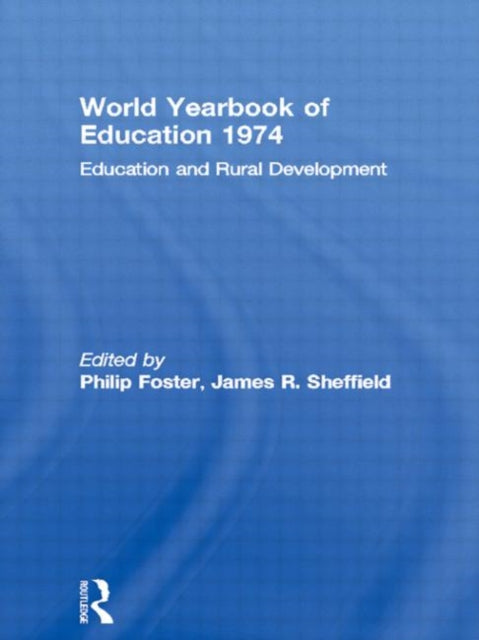 Book cover of: World Yearbook of Education 1974