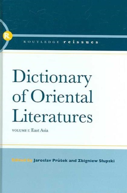 Book cover of: Dictionary of Oriental Literatures. By: Jarosla Prusek