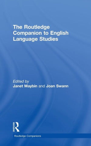 Routledge Companion to English Language Studies