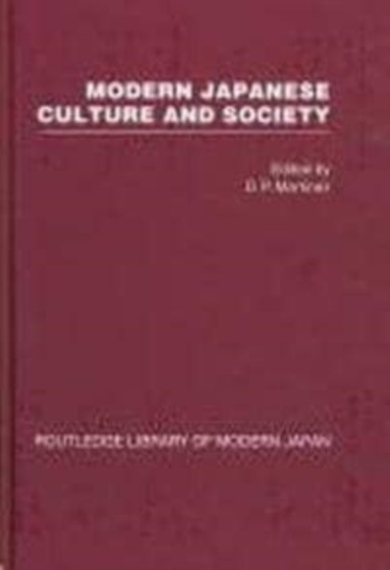Book cover of: Modern Japanese Culture and Society. By: Martinez/D.P.