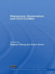Book cover of: Resources, Governance and Civil Conflict. By: Magnus Öberg: K