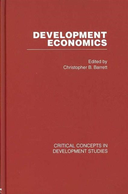 Book cover of: Development Economics. By: C. B. Barrett