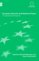 Book cover of: European Security and Defence Policy. By: Michael Merling