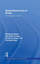 Book cover of: Social Democracy in Power. By: Wolfgang Merkel