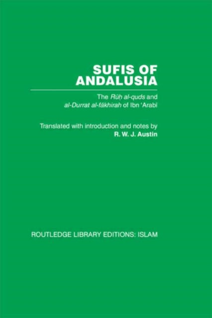 Book cover of: Sufis of Andalucia. By: Ibn al-Arabi