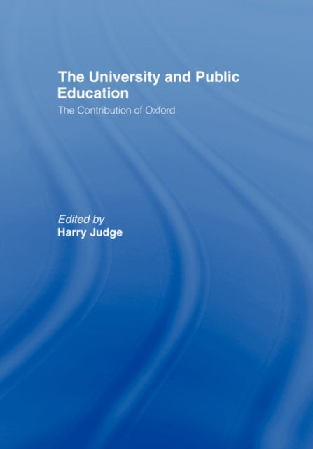 Book cover of: University and Public Education. By: Harry Judge