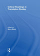 Book cover of: Critical Readings in Translation Studies