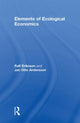 Book cover of: Elements of Ecological Economics. By: Ralf Eriksson