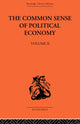 Book cover of: Commonsense of Political Economy. By: Philip H. Wicksteed