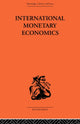 Book cover of: International Monetary Economics. By: Fritz Machlup