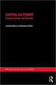Book cover of: Capital as Power. By: Jonathan Nitzan