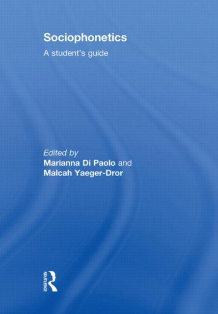 Book cover of: Sociophonetics