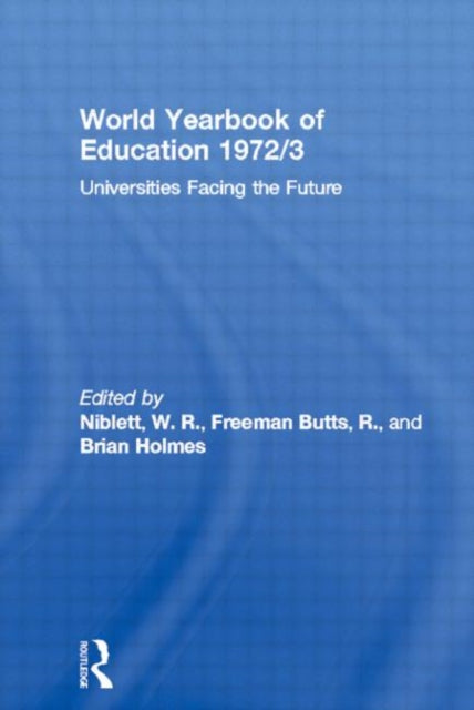 Book cover of: World Yearbook of Education 1972/3. By: W. R. Niblett