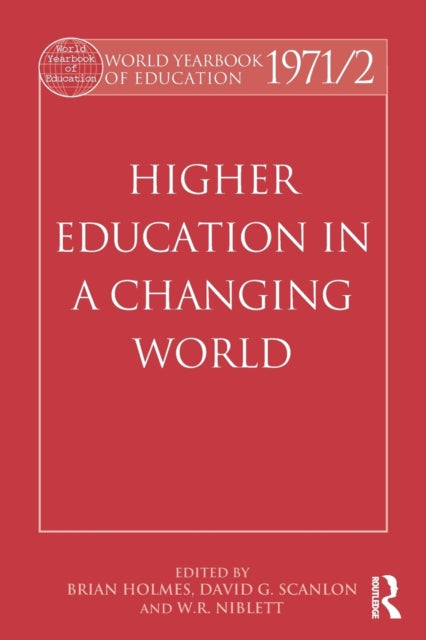 Book cover of: World Yearbook of Education 1971/2. By: Brian Holmes