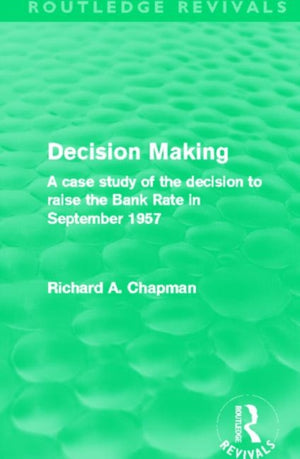 Decision Making (Routledge Revivals)