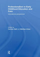 Book cover of: Professionalism in Early Childhood Education and Care. By: Carmen Dalli