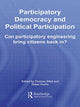 Book cover of: Participatory Democracy and Political Participation. By: Thomas Zittel