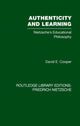 Book cover of: Authenticity and Learning. By: David Cooper