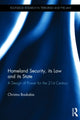 Book cover of: Homeland Security, its Law and its State. By: Christos Boukalas