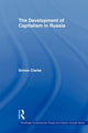 Book cover of: Development of Capitalism in Russia. By: Clarke, Simon