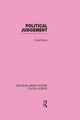 Book cover of: Political Judgement (Routledge Library Editions: Political Science Volume 20). By: Ronald Beiner