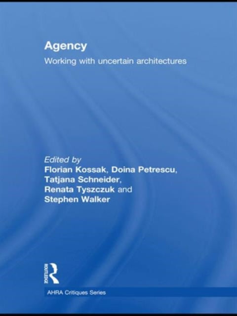 Book cover of: Agency. By: Florian Kossak
