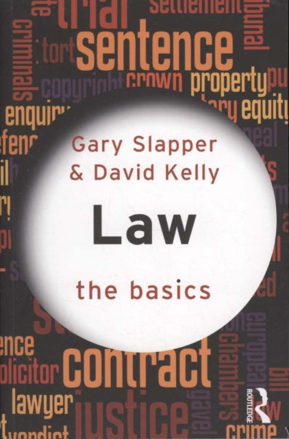 Book cover of: Law: The Basics. By: Gary Slapper