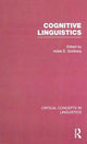 Book cover of: Cognitive Linguistics. By: Adele Goldberg