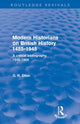 Book cover of: Modern Historians on British History 1485-1945 (Routledge Revivals)
