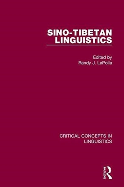 Book cover of: Sino-Tibetan Linguistics. By: Randy LaPolla