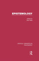 Book cover of: Epistemology. By: Ram Neta