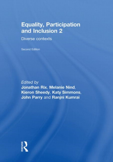 Book cover of: Equality, Participation and Inclusion 2. By: Jonathan Rix