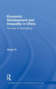 Book cover of: Economic Development and Inequality in China. By: Hong Yu