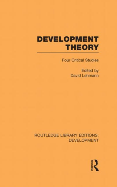 Book cover of: Development Theory