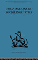 Book cover of: Foundations in Sociolinguistics. By: Dell Hymes