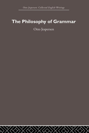 Philosophy of Grammar