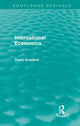 Book cover of: International Economics (Routledge Revivals). By: David Gowland