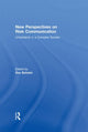 Book cover of: New Perspectives on Risk Communication