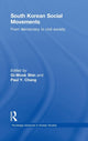 Book cover of: South Korean Social Movements. By: Gi-Wook Shin