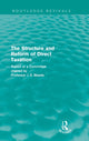 Book cover of: Structure and Reform of Direct Taxation (Routledge Revivals). By: James E. Meade