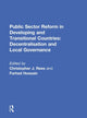 Book cover of: Public Sector Reform in Developing and Transitional Countries