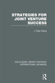 Book cover of: Strategies for Joint Venture Success (RLE International Business). By: Peter Killing