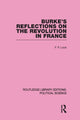 Book cover of: Burke's Reflections on the Revolution in France (Routledge Library Editions: Political Science Volume 28). By: F. P. Lock