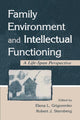 Book cover of: Family Environment and Intellectual Functioning. By: Elena L. Grigorenko
